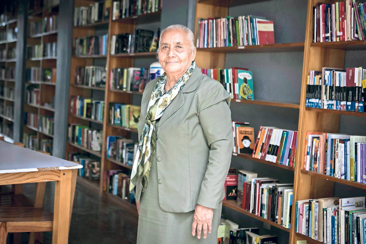 Legado. A 2 años de su jubilación, la profesora Graciela Hernández Rivera está convencida de que ser maestra es un acto de amor. (EL UNIVERSAL)