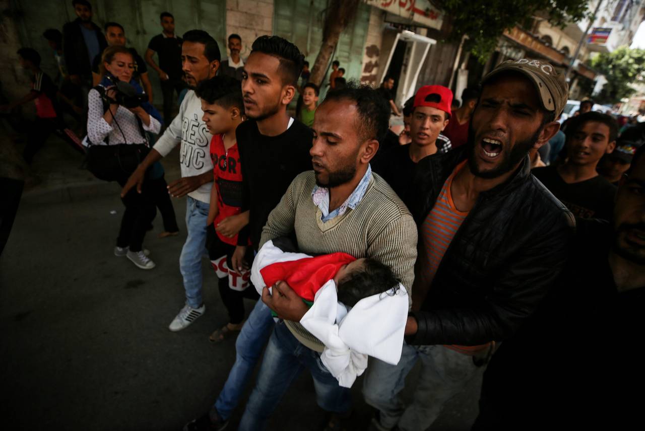 Muere bebé en Gaza por inhalar gases