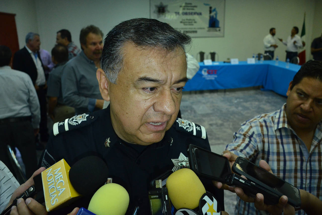 Elementos. Jefe de la Policía Municipal, Primo García dice que se trabaja intensamente en el tema. (EL SIGLO DE TORREÓN)