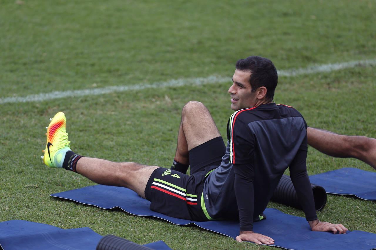 Rafael Márquez reportó ayer al primer entrenamiento de la Selección Mexicana ya pensando en el Mundial.