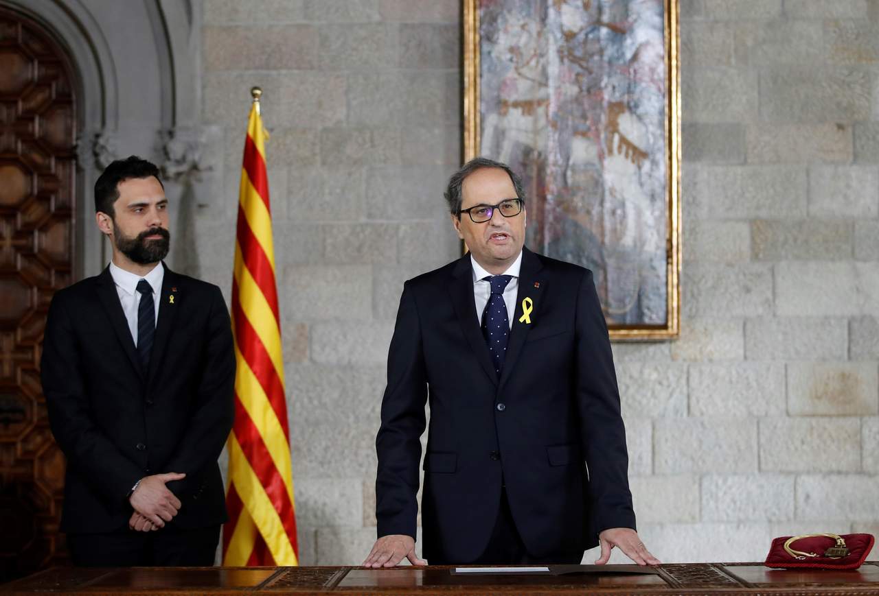 Quim Torra toma posesión como nuevo presidente catalán