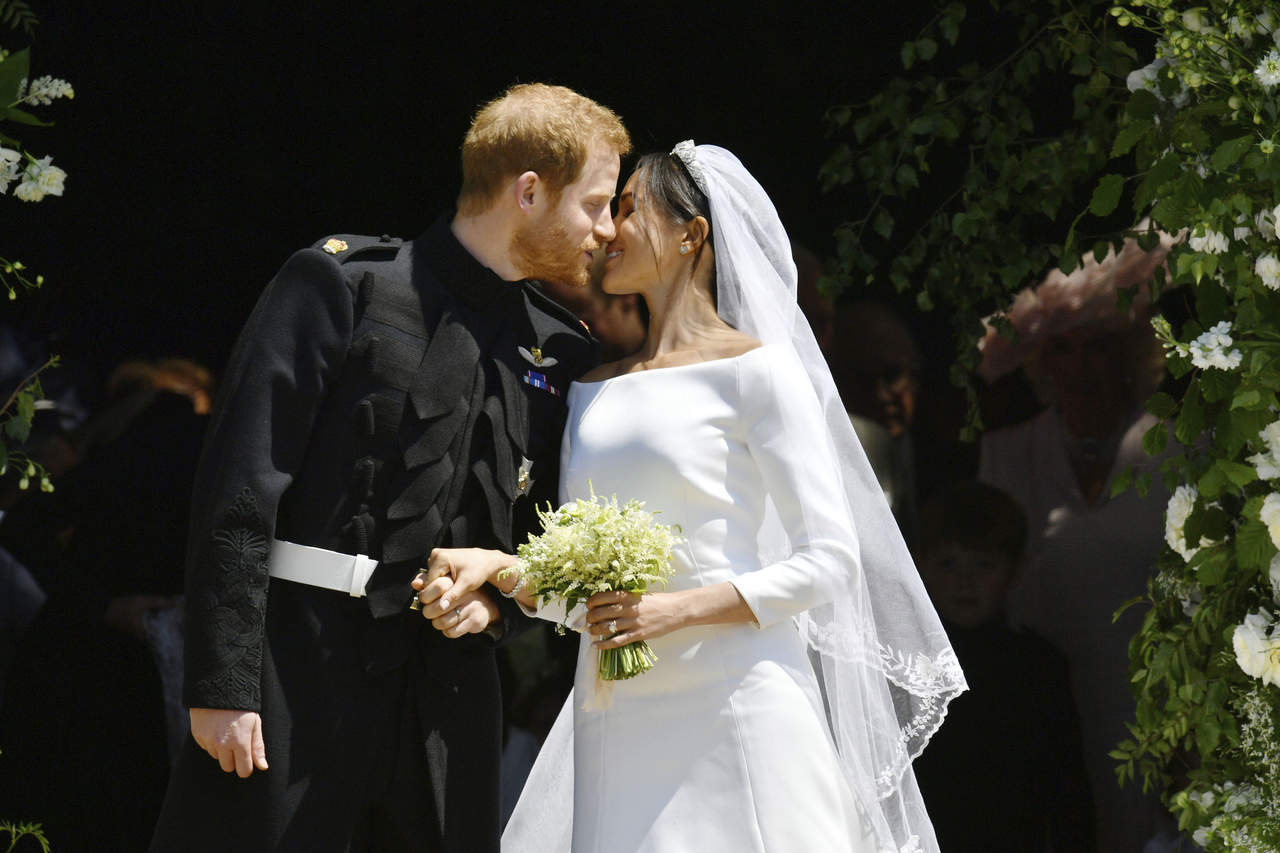 Príncipe Harry y Meghan Markle ya son marido y mujer. (AP) 