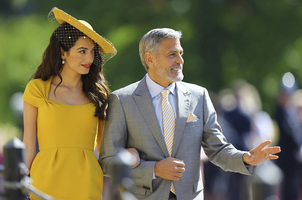 George y Amal Clooney.
