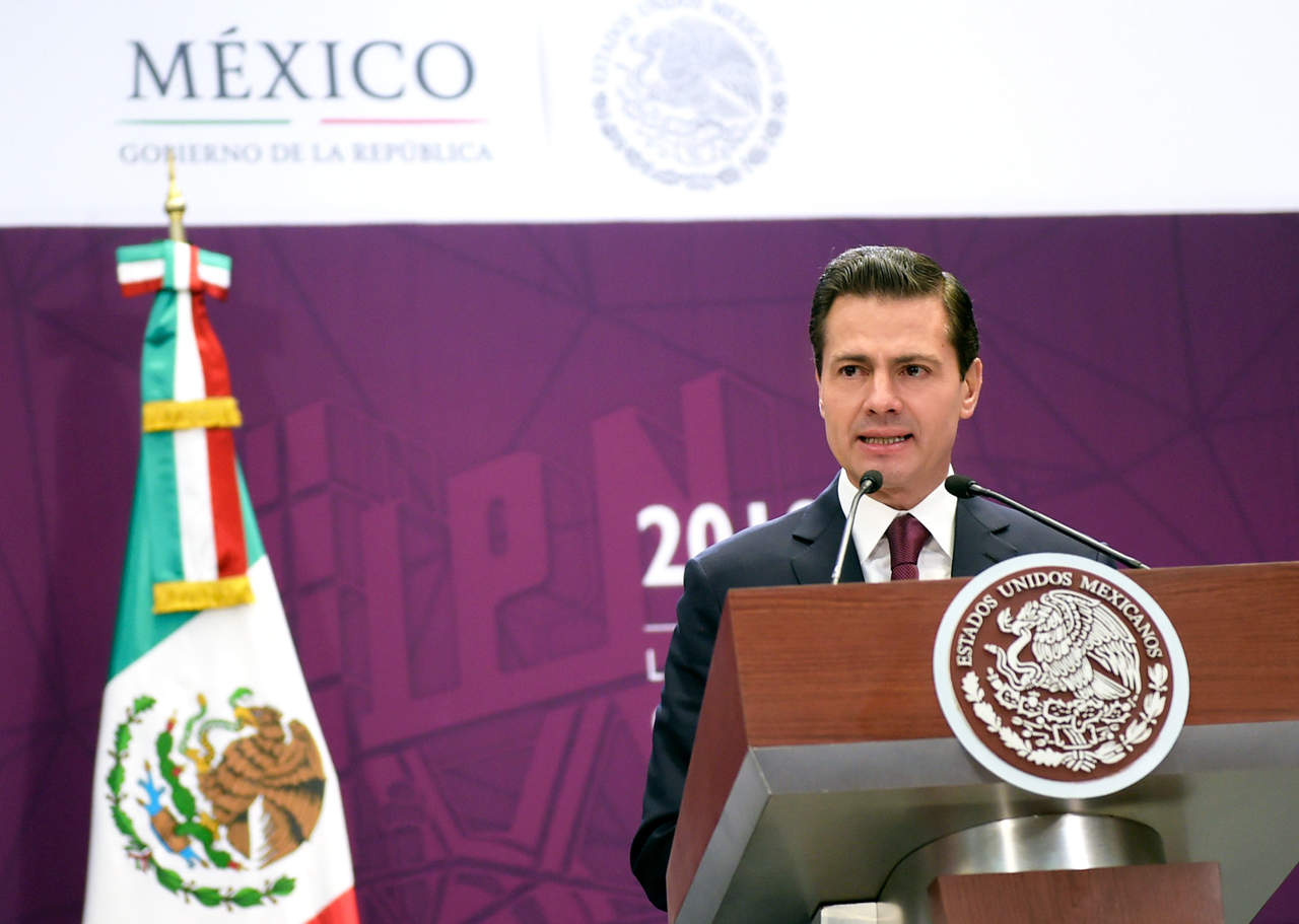 El presidente Enrique Peña Nieto (PRI) hizo una enérgica defensa de los avances que, asegura, ha tenido su administración. (EFE)