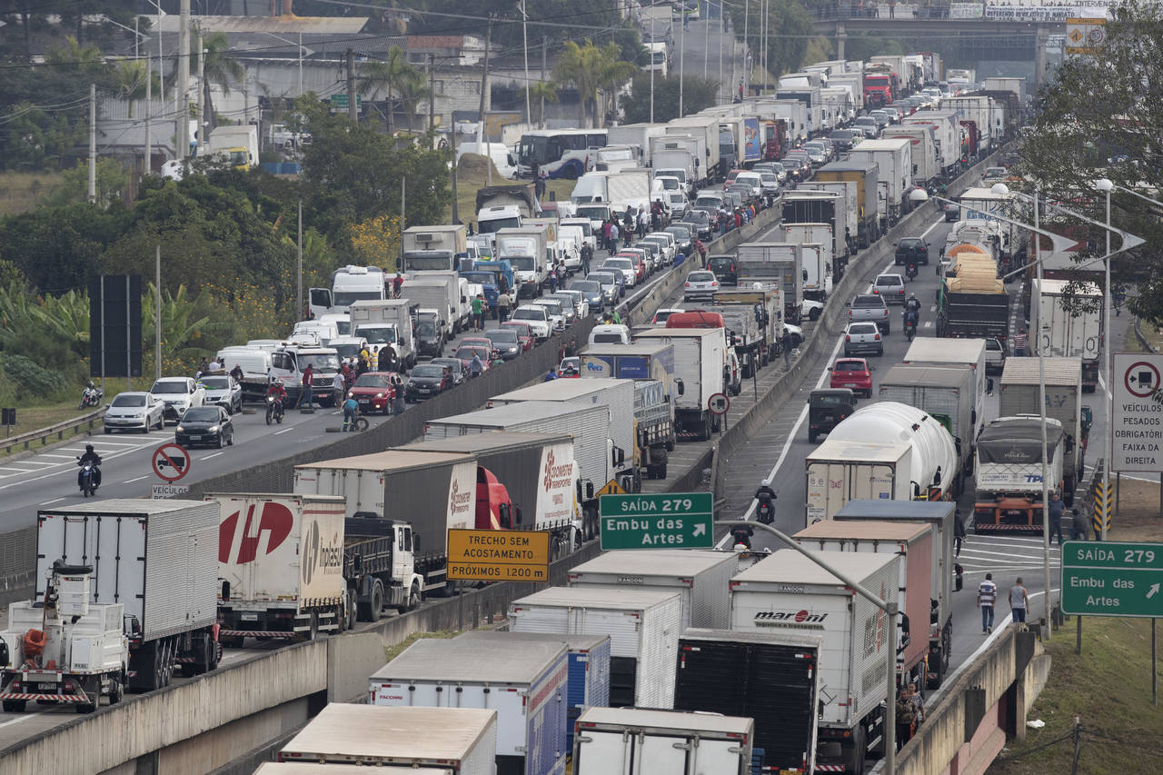 Caos. Sao Paulo, Río de Janeiro, Brasilia y Recife han sentido las consecuencias de la huelga.