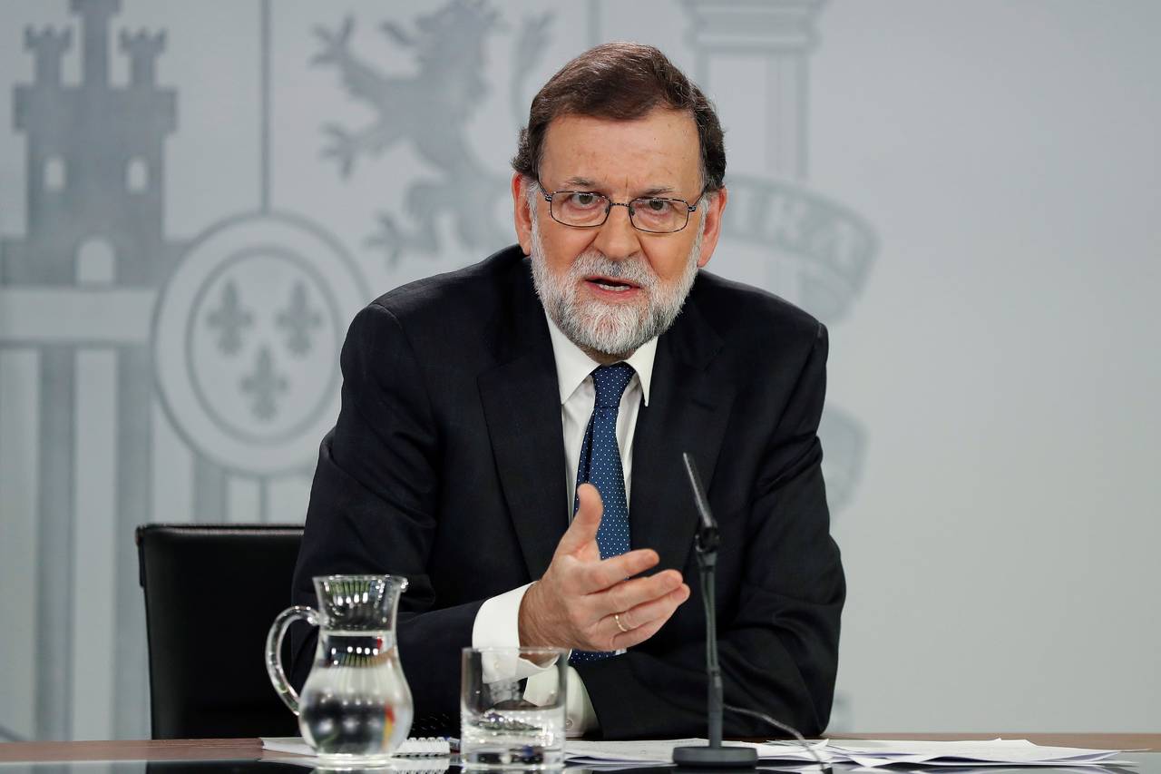 Riesgo. Rajoy consideró que la moción de censura presentada contra él, es mala para España.