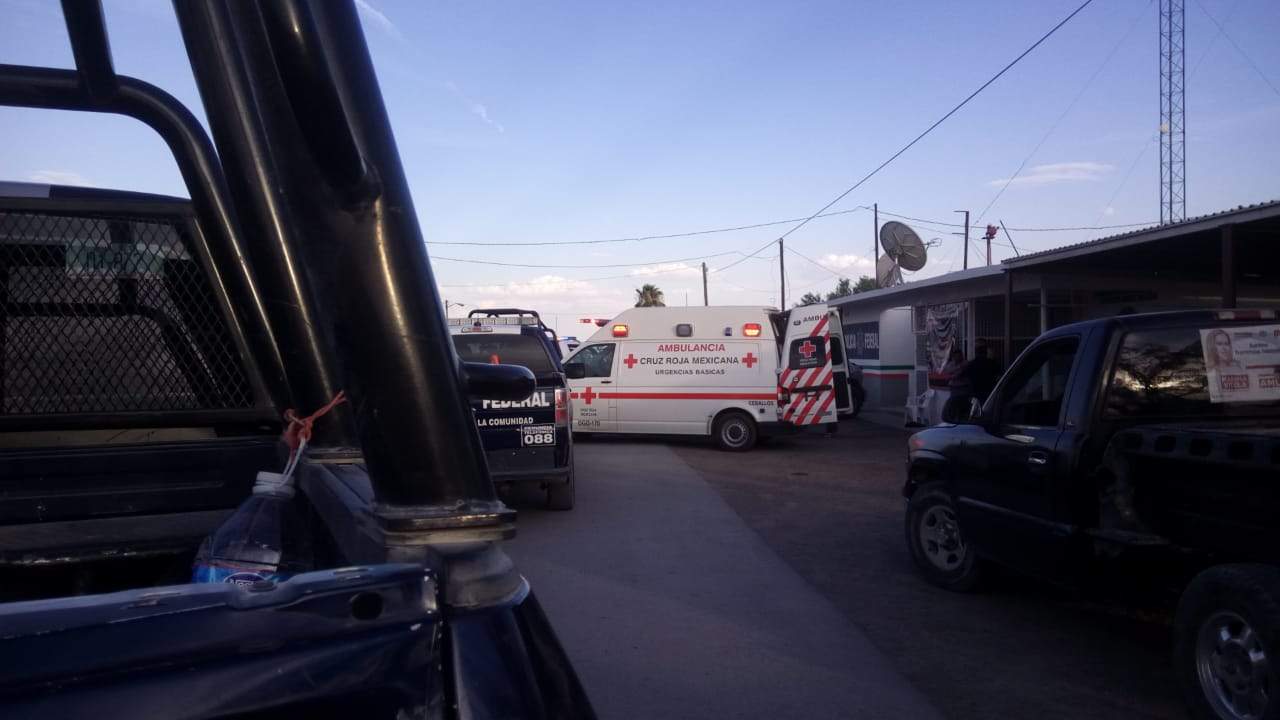 Los lesionados llegaron a pedir auxilio a la comunidad de Ceballos, municipio de Mapimí. (EL SIGLO DE TORREÓN) 