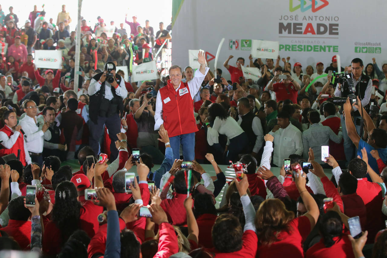 Gira. El candidato de la coalición Todos por México, José Antonio Meade, realizó actos proselitistas en Chalco.