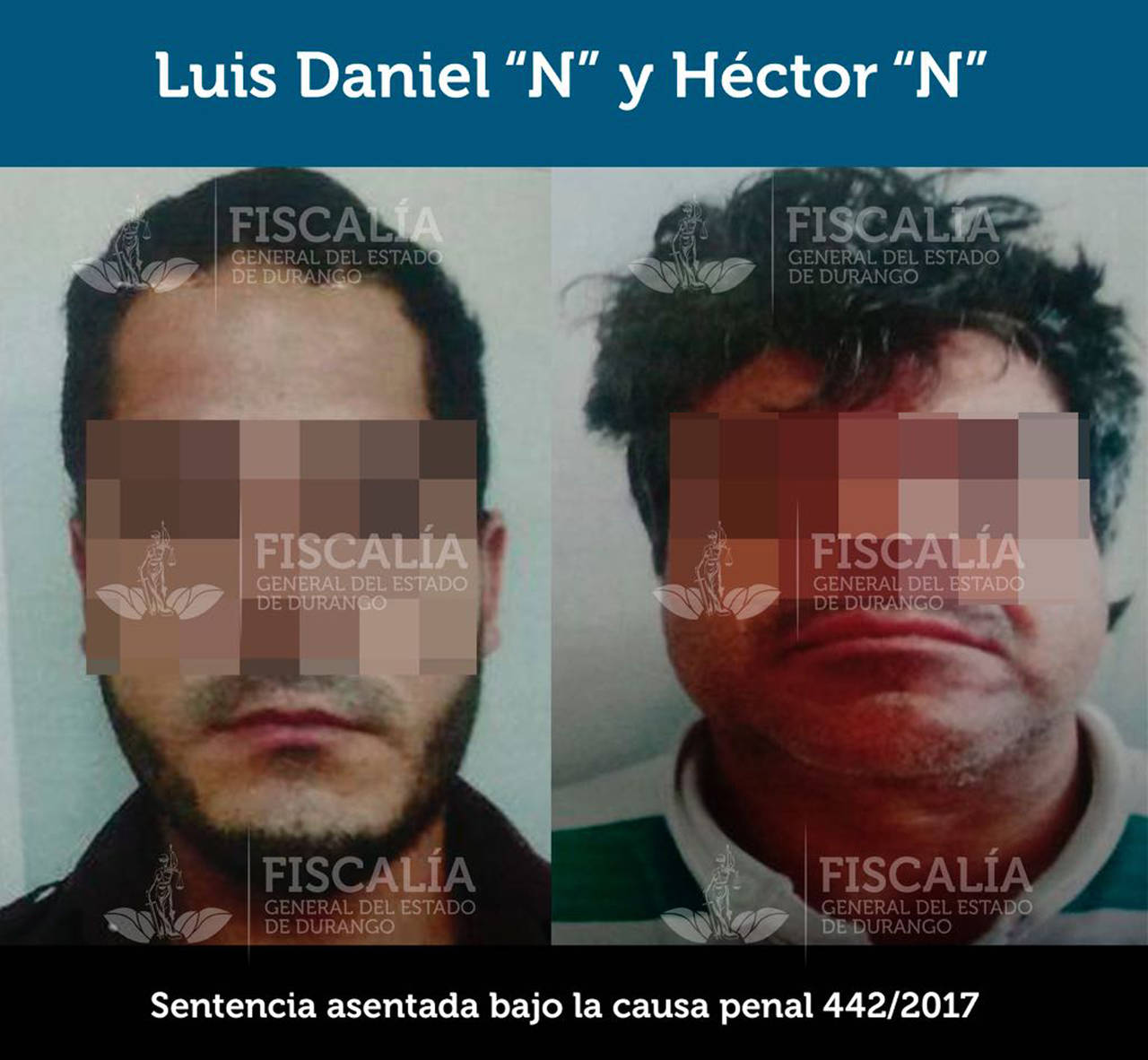 Sentenciados. Pasarán 33 años en la cárcel por el delito de secuestro agravado, en Gómez Palacio.