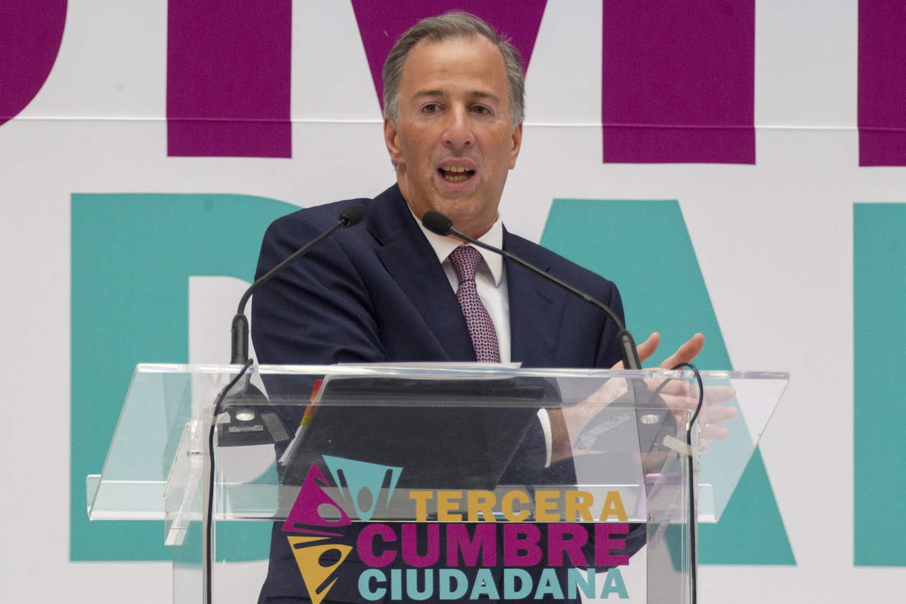 José Antonio Meade Kuribreña, candidato presidencial de la coalición Todos por México, defendió la Ley de Seguridad Interior, aunque consideró que es perfectible. (NOTIMEX)