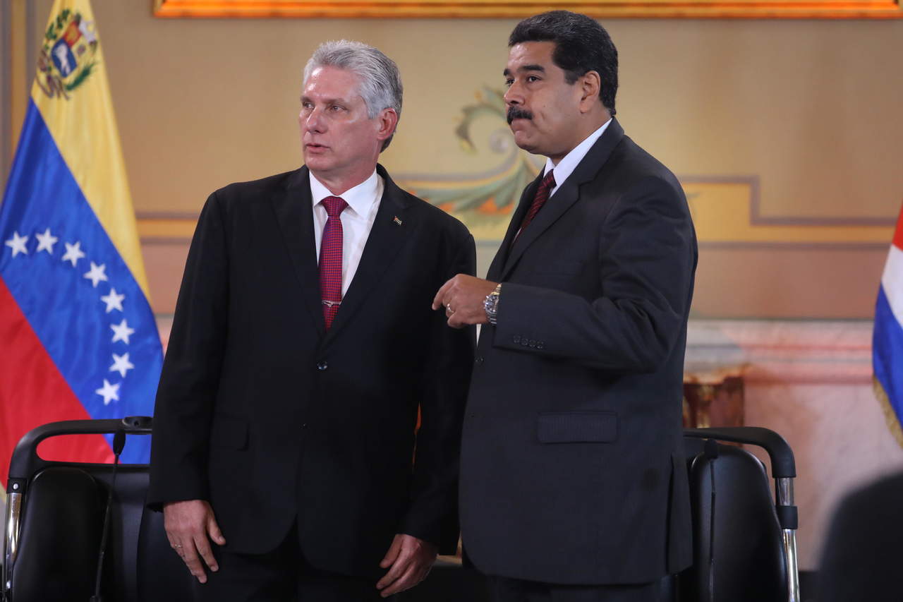 Maduro recibe a presidente cubano Díaz-Canel en visita oficial