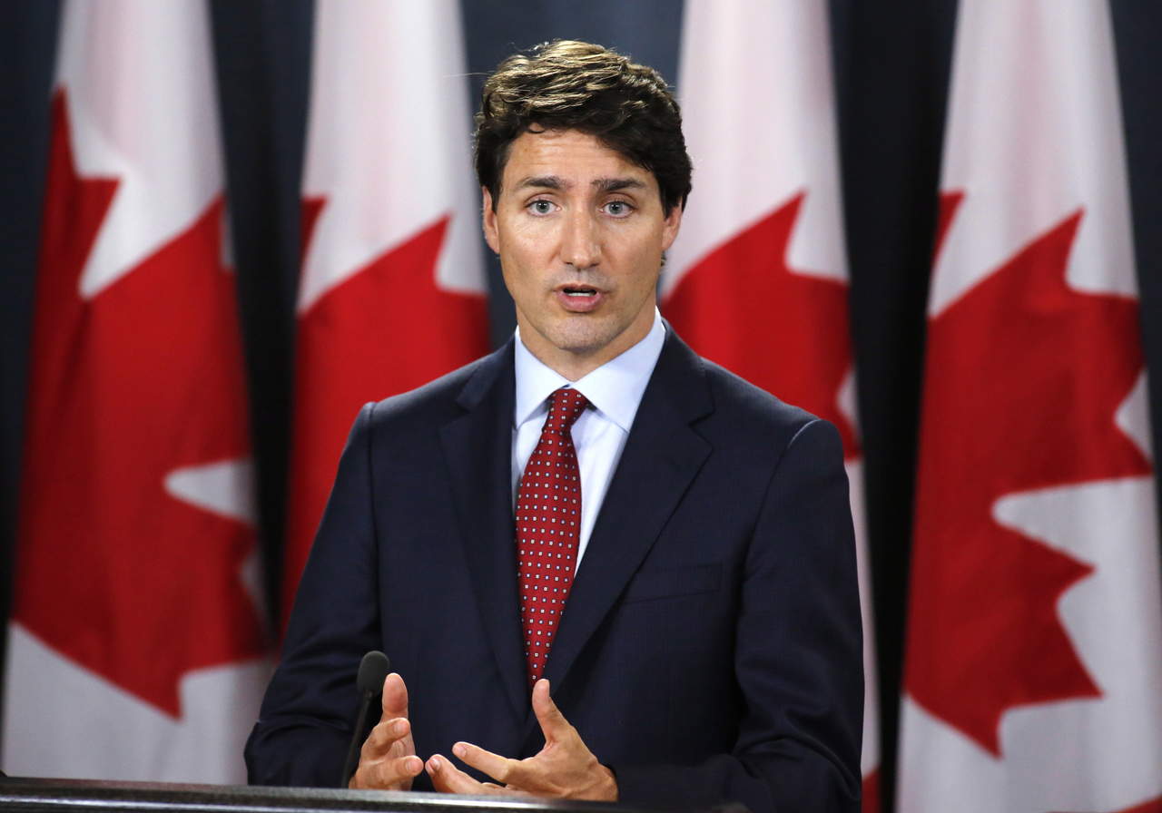 Trudeau dijo que se rehusó debido a que la precondición es “totalmente inaceptable”. El premier realizó sus comentarios al expresar la respuesta de su país a los aranceles de Estados Unidos a las importaciones de acero y aluminio. (AP)