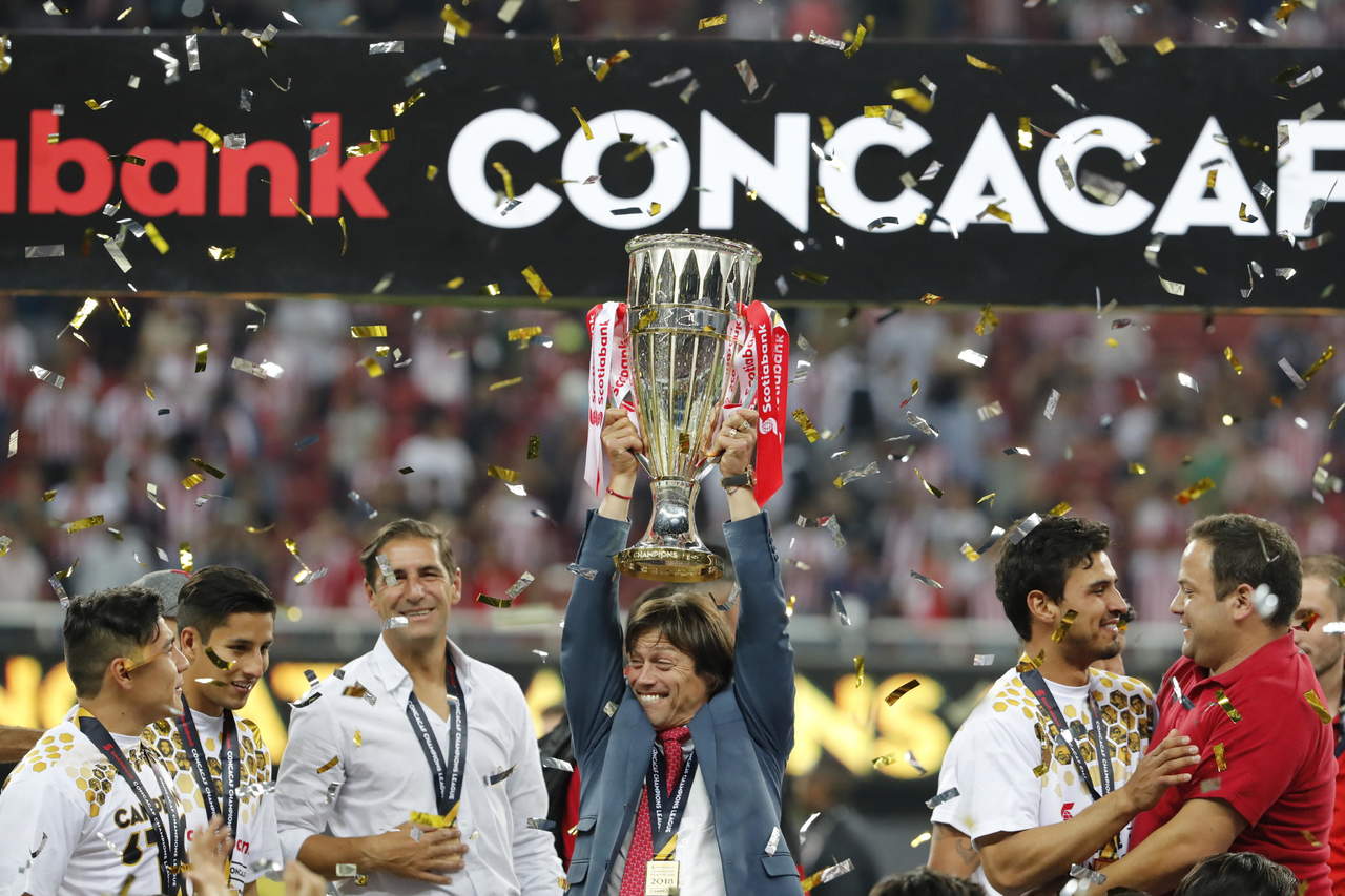 Chivas recién ganó la Liga de campeones de la Concacaf y se clasificó al Mundial de clubes con Matías Almeyda como estratega. (ARCHIVO)