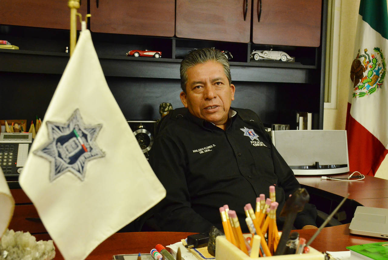 Experiencia. Adelaido Flores Díaz, quien durante casi 7 años estuvo al frente de la Dirección de Seguridad Pública Municipal, fue designado Coordinador Regional de la Secretaría de Seguridad. (EL SIGLO DE TORREÓN)