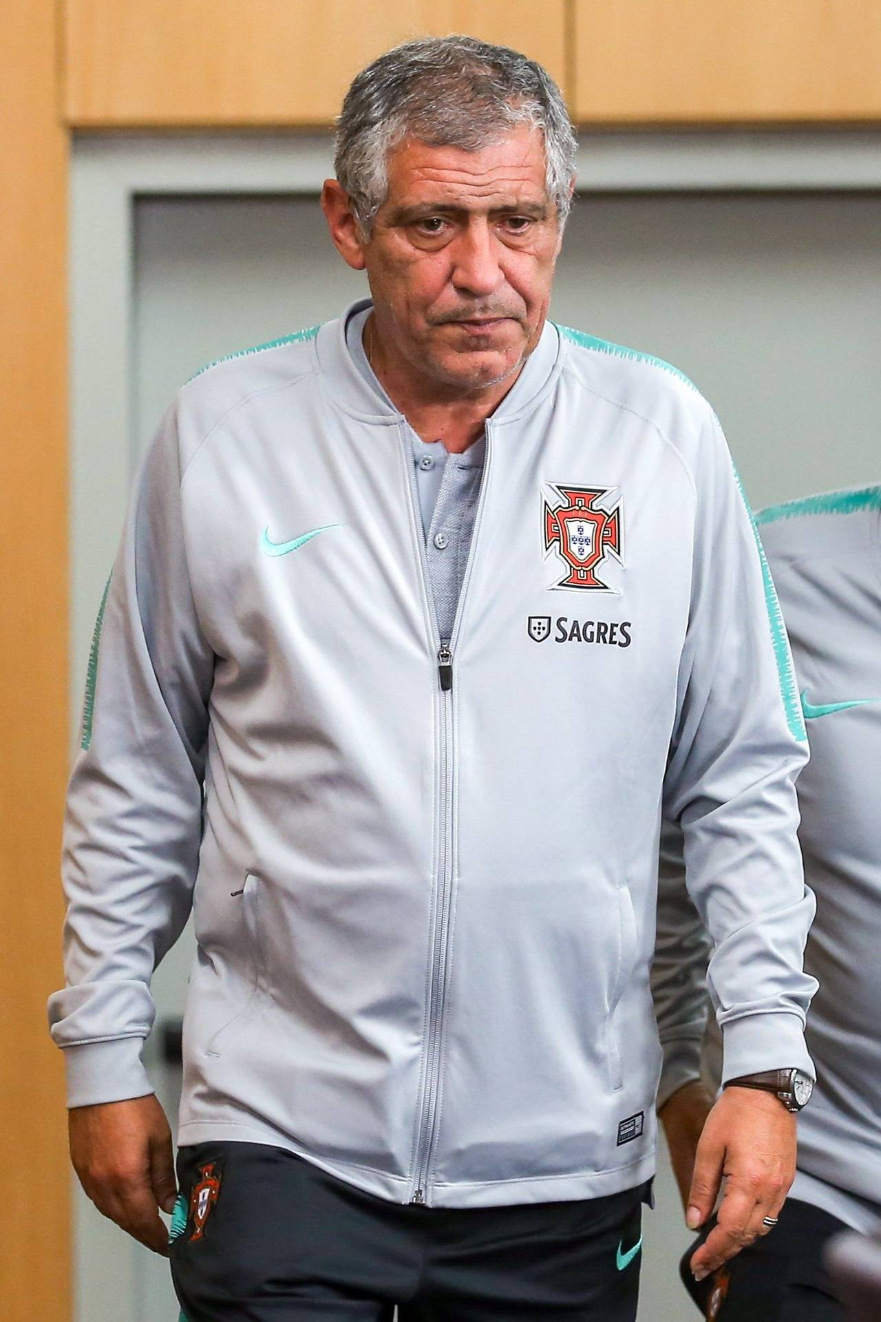 Fernando Santos, director técnico de la selección de Portugal. (EFE)
