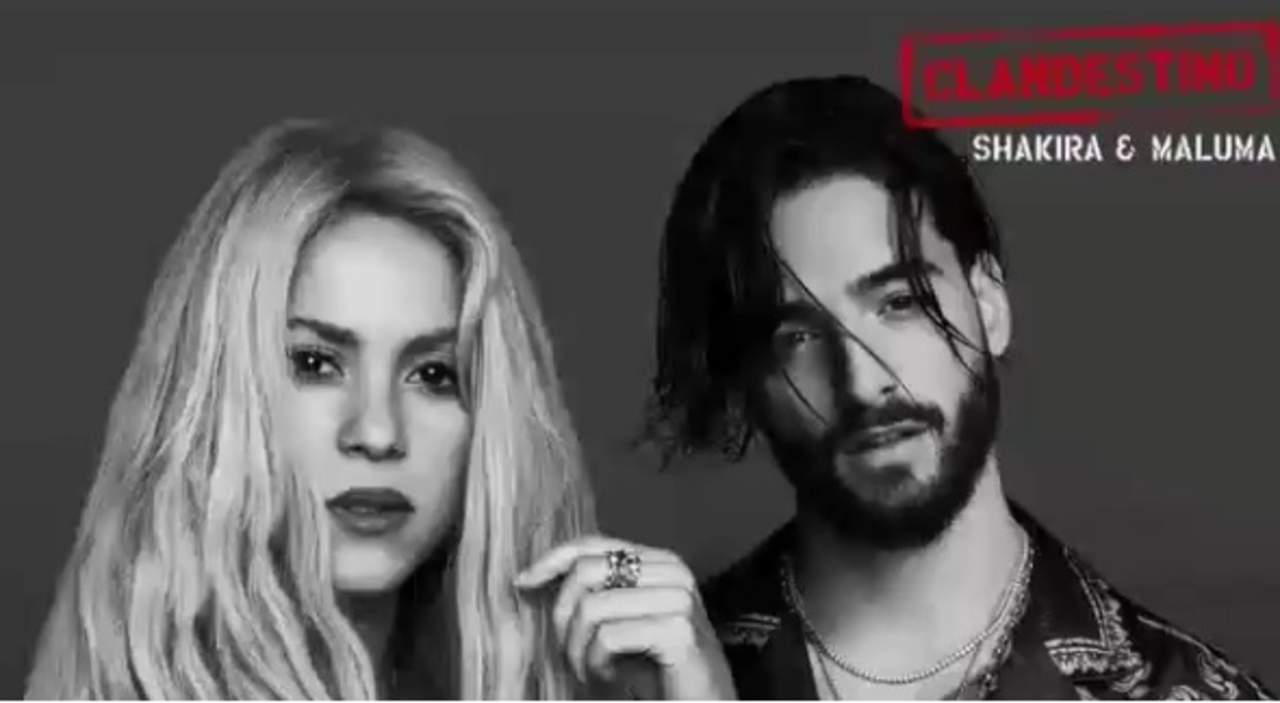 Desde hace unas horas se ha filtrado en la red parte del sencillo “Clandestino” de Shakira y Maluma. (ESPECIAL)