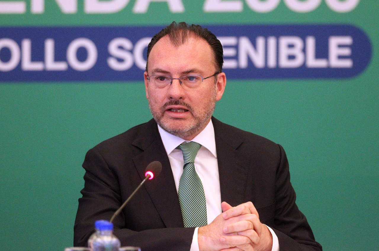 Videgaray pide logar firma de Pacto Mundial para inmigración
