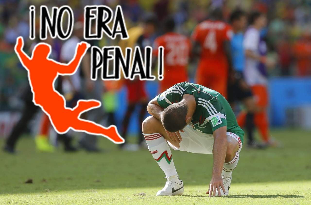 Luego de cuatro años, el famoso #NoEraPenal sigue latente en la memoria de los aficionados mexicano. (Especial)