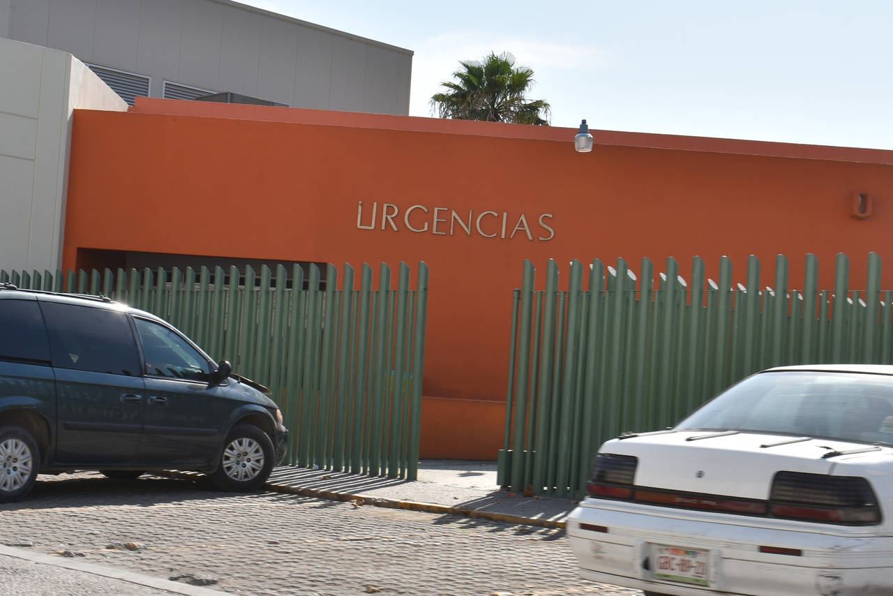 Al hospital. El pequeño fue llevado de urgencia hasta la Clínica número 51 del IMSS en Gómez Palacio.