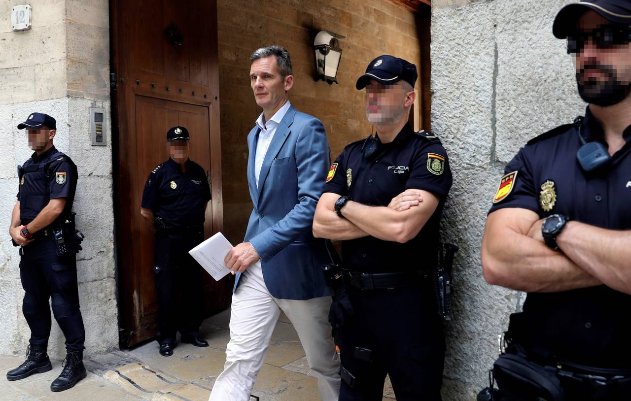 Primera. Es la primera vez en la historia moderna de España que un pariente de un rey va a prisión. (EFE)