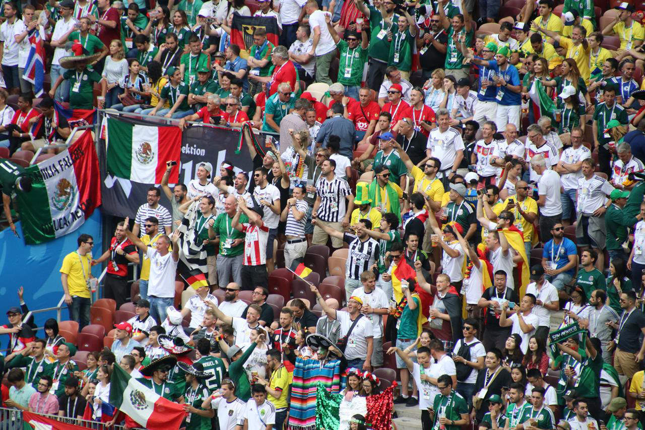 Durante el partido, los inspectores de la FIFA aseguraron escuchar el famoso grito de la afición mexicana. (ARCHIVO)
