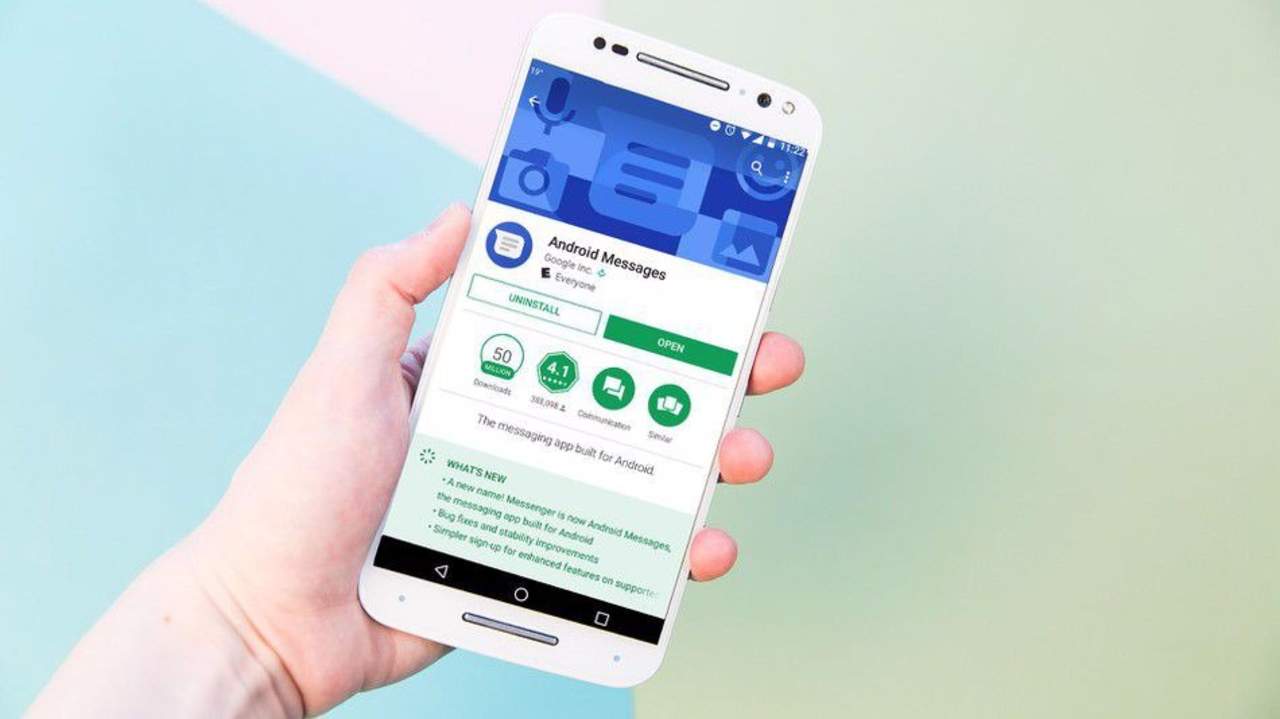 Google saco su versión web que lleva por nombre Android Messages y busca competir contra Whatsapp. (ESPECIAL)