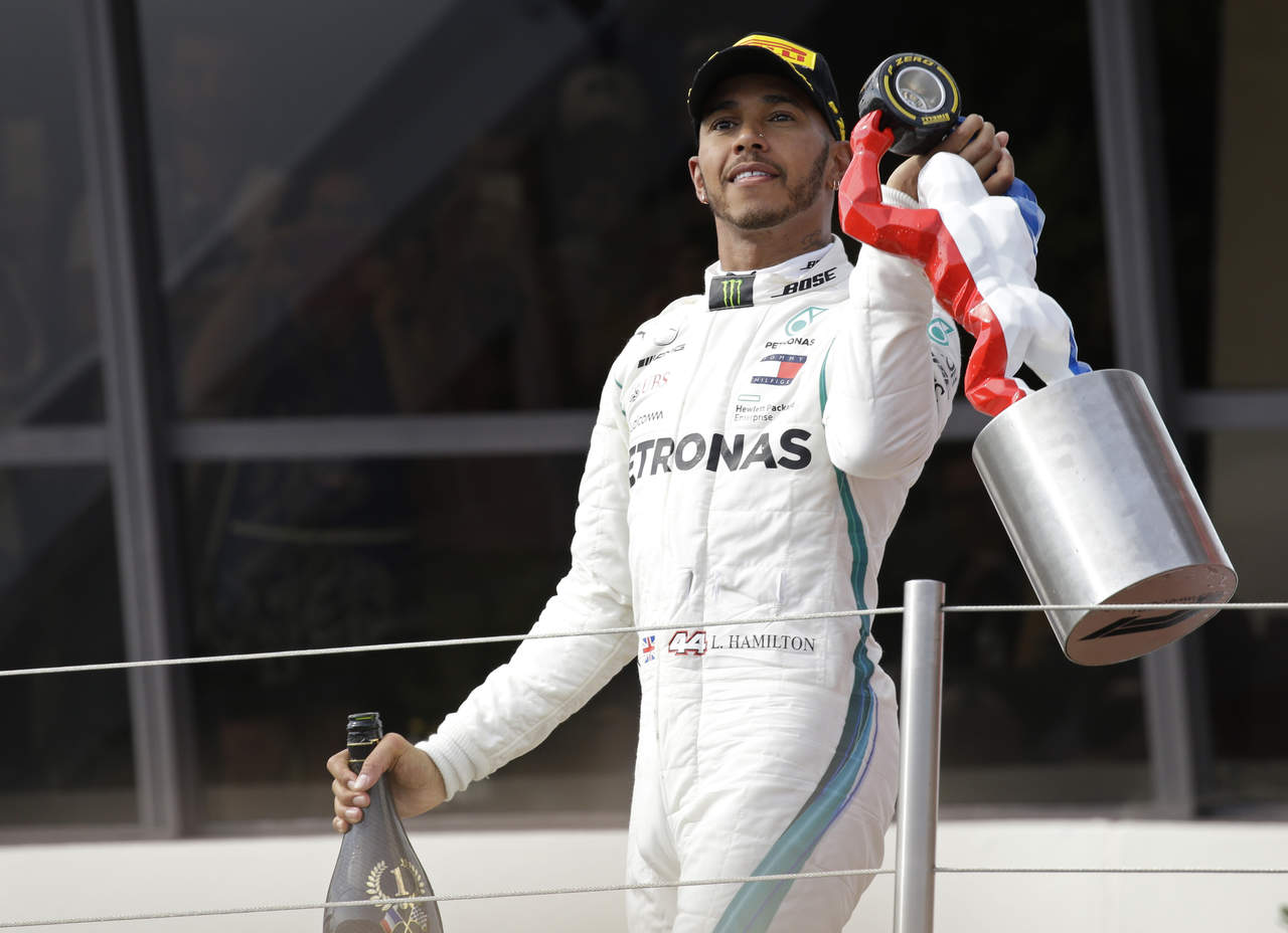 Hamilton, de la escudería Mercedes, dominó de principio a fin esta carrera y el fin de semana con las prácticas y la clasificación.