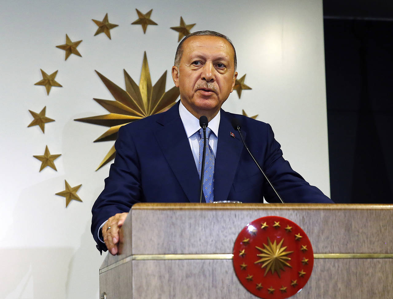 Supremo. Recep Tayyip Erdogan ostentará prácticamente todos los poderes en la república turca. (AP)
