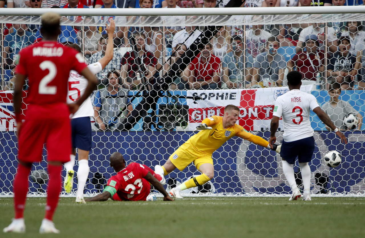 El defensor Felipe Baloy anotó al minuto 77’ al barrerse dentro del área y vencer al guardameta inglés Jordan Pickford.