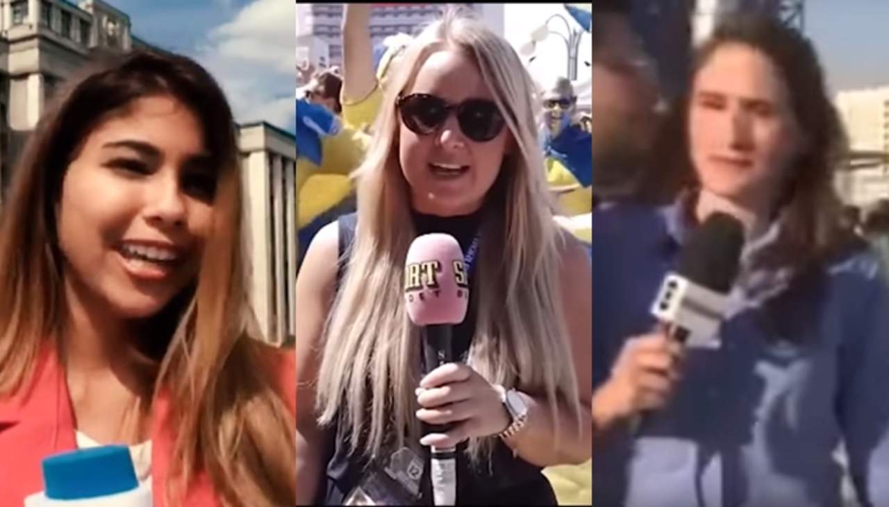 Julieth González Teherán, Malin Wahlberg y Julia Guimarães han sido los casos más recientes de acoso a periodistas en vivo. (Especial)