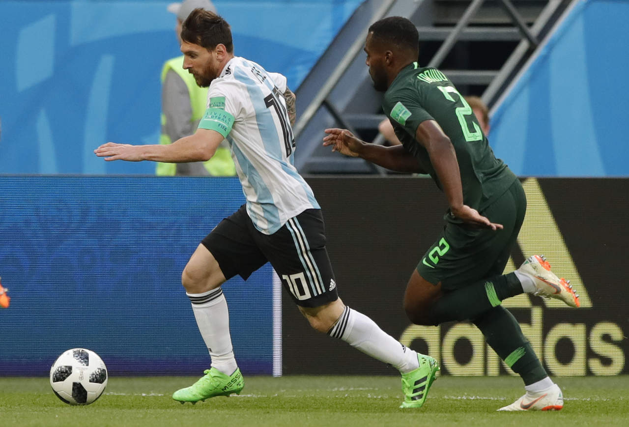 El atacante argentino marcó el primero gol del encuentro.