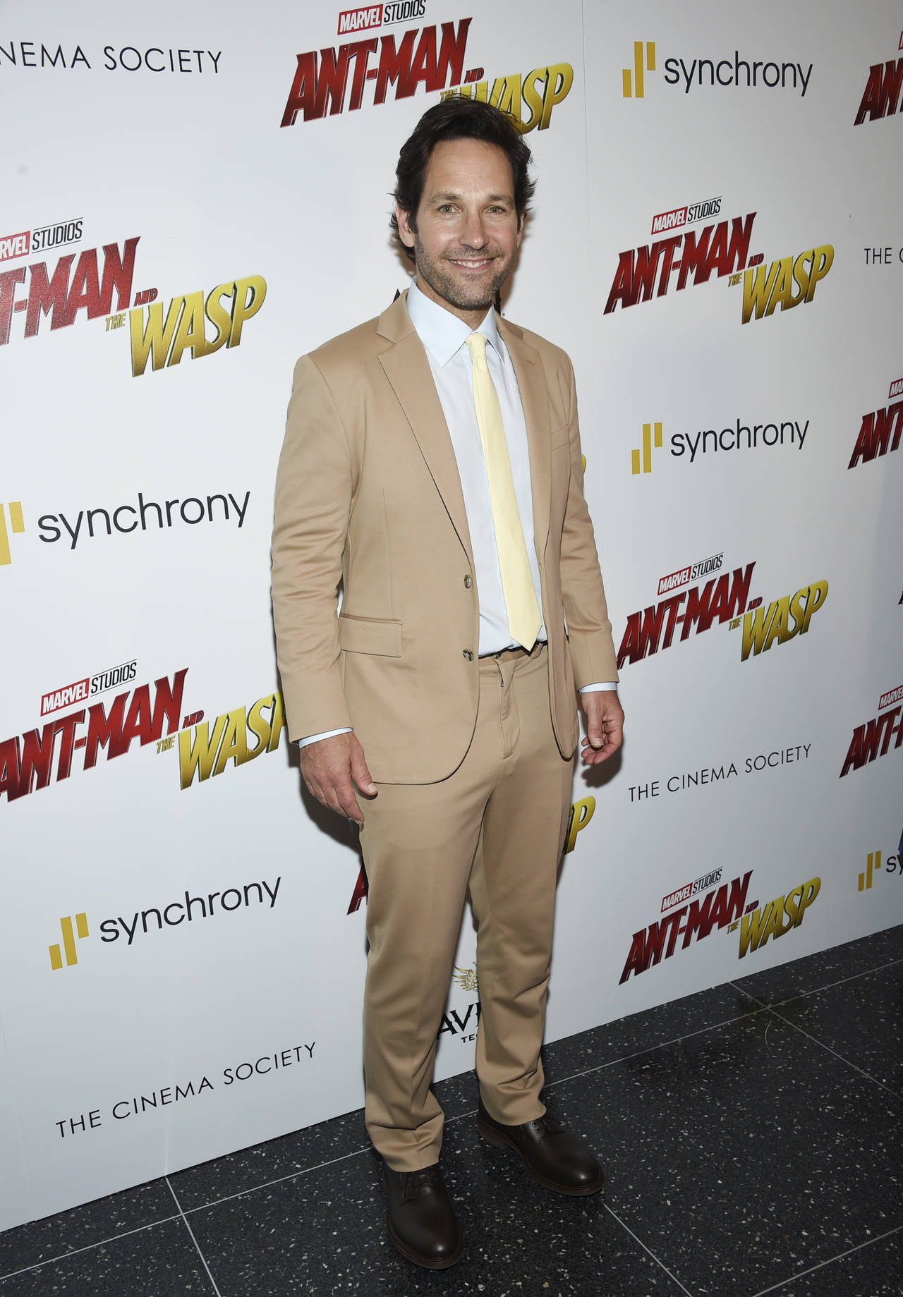 Lanzamiento. El actor Paul Rudd volvió a dar vida a Ant-Man; asistió a la premiere mundial de la película. (AP)