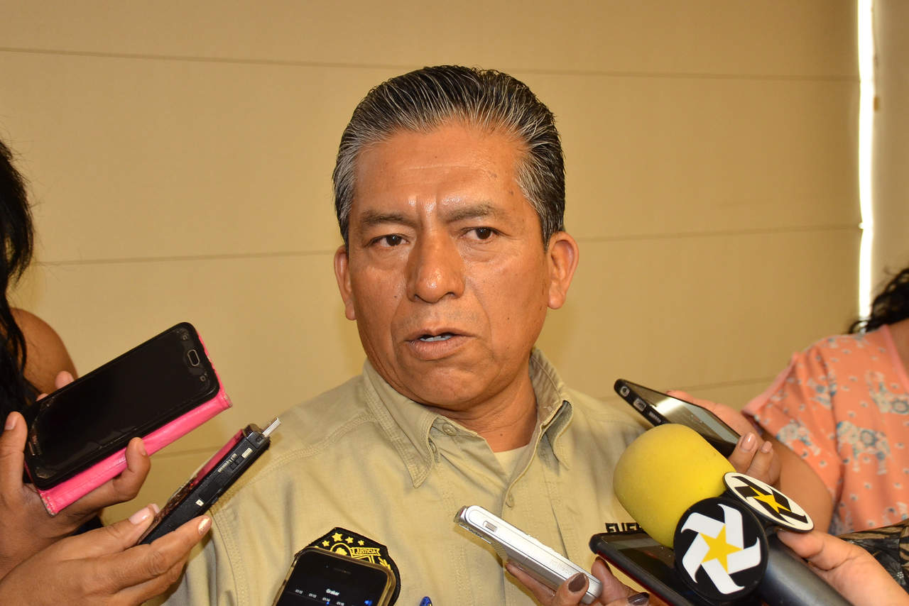 Adelaido Flores, Coordinador de la Secretaría de Seguridad en la Laguna, confirmó la realización del operativo de referencia. (FERNANDO COMPEAN)