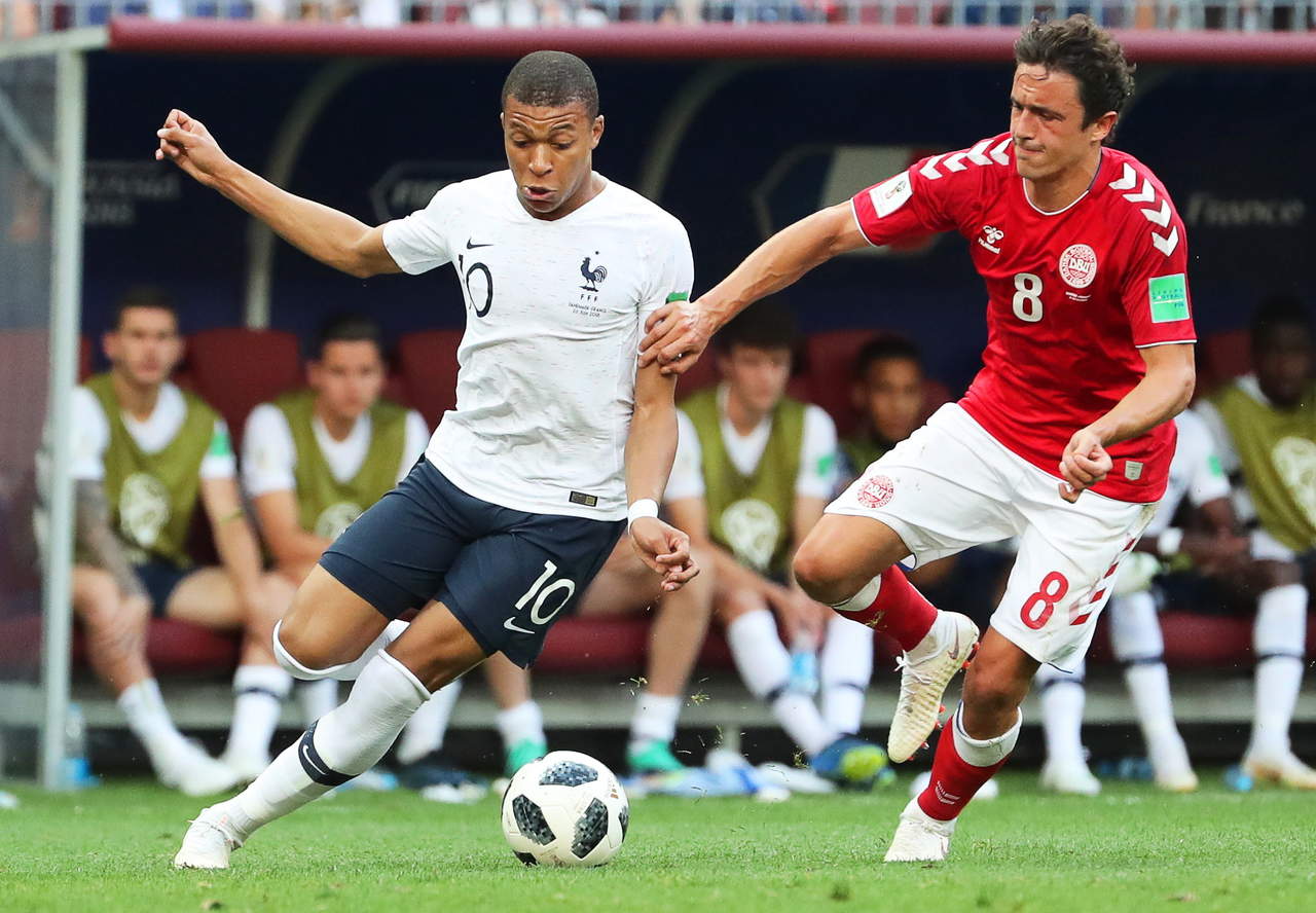 Francia contra Dinamarca ha sido el único partido que ha terminado empatado sin goles.