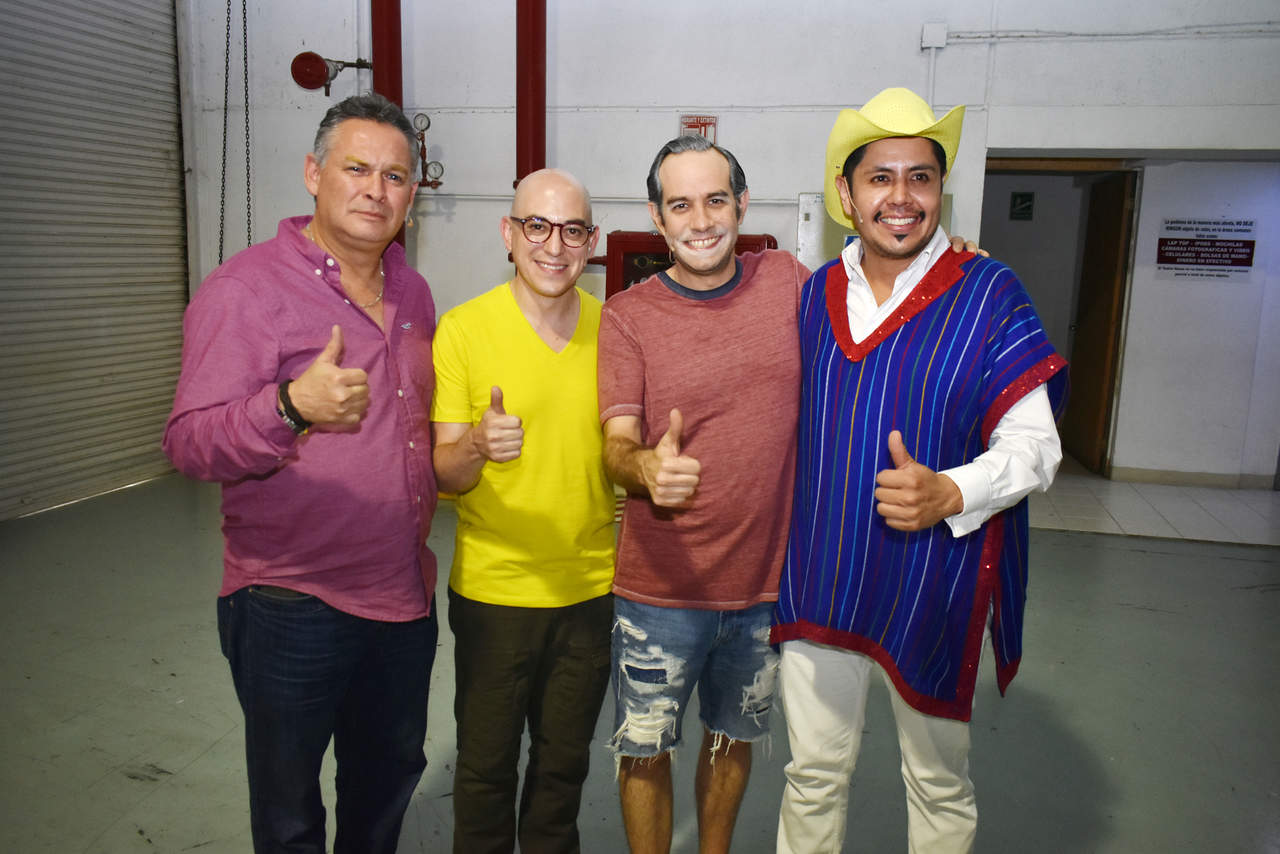 Herson Andrade, Claudio Herrera, Juan Freseyel ‘Indio Brayan’.(EL SIGLO DE TORREÓN/JOEL MENDOZA)