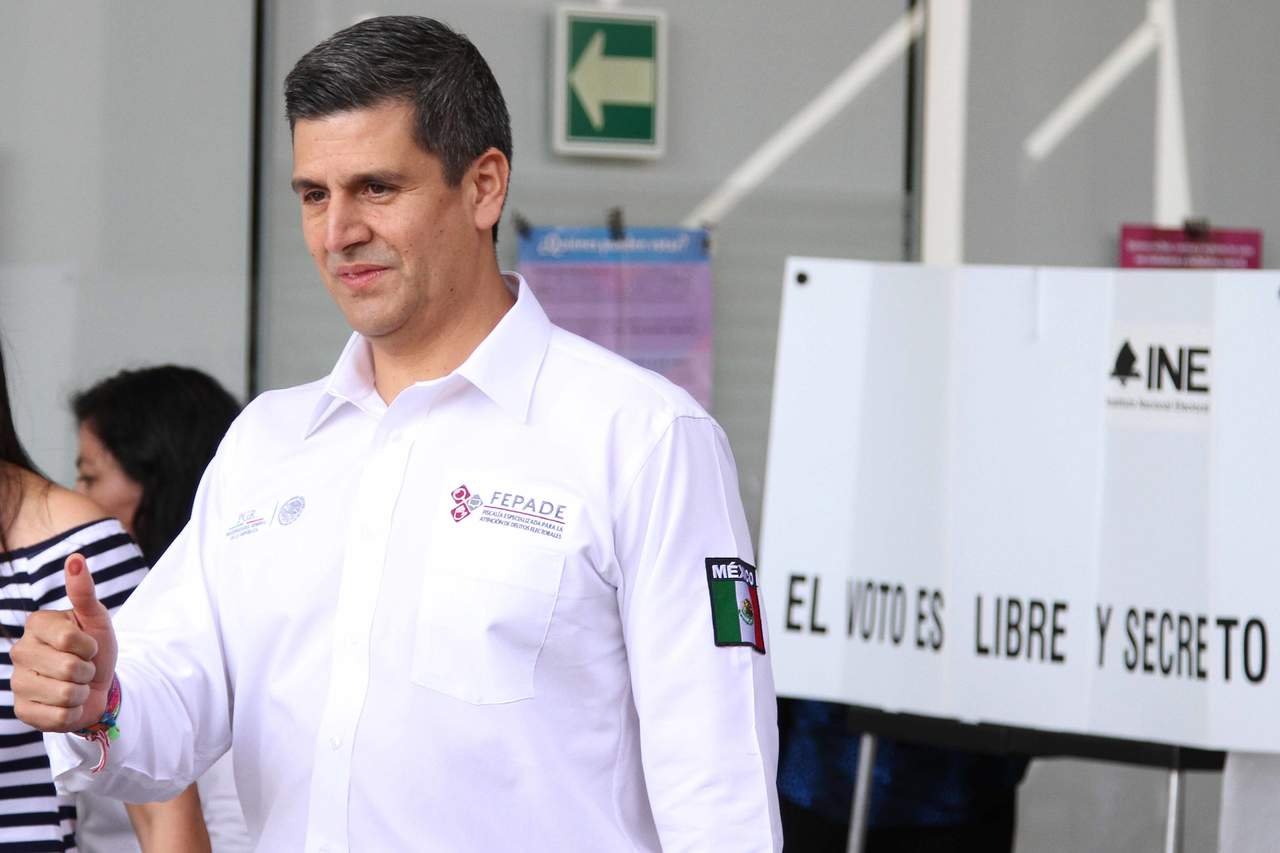 Héctor Marcos Díaz Santana, titular de la Fiscalía Especializada para la Atención de Delitos Electorales (FEPADE). (EL UNIVERSAL) 