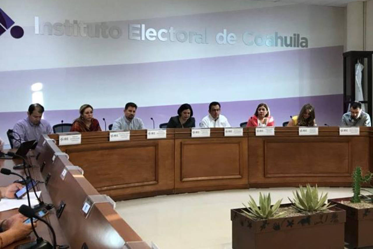 Informe. Miembros del Instituto Electoral de Coahuila dieron a conocer los resultados.