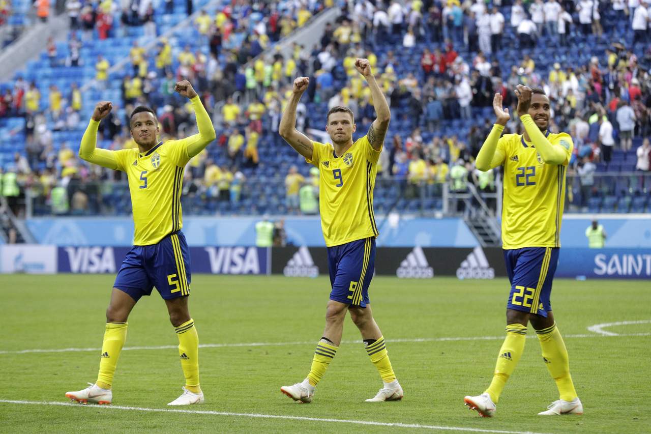 Los suecos avanzaron a la siguiente etapa de cuartos de final en Rusia 2018.