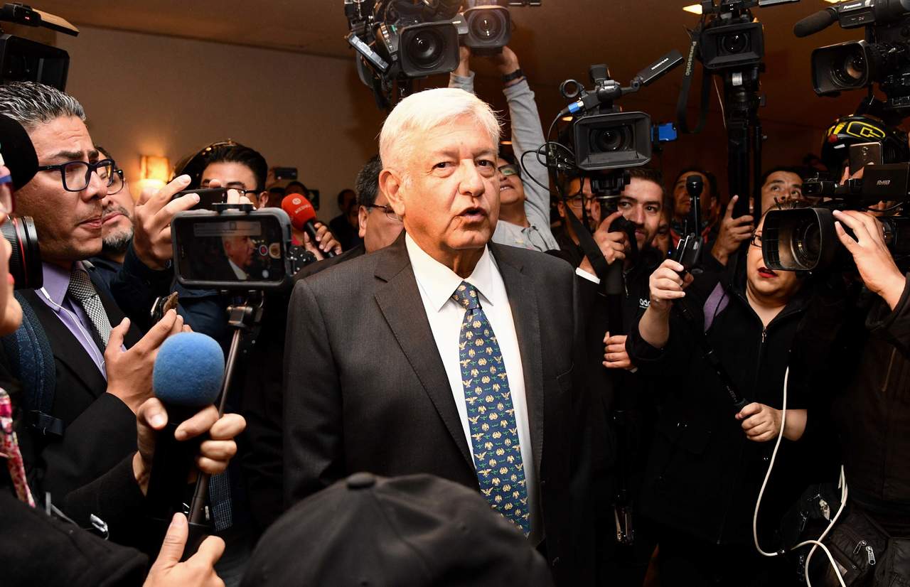 ‘Acordado’. López Obrador insiste en que quitará pensión a expresidentes. (EL UNIVERSAL)