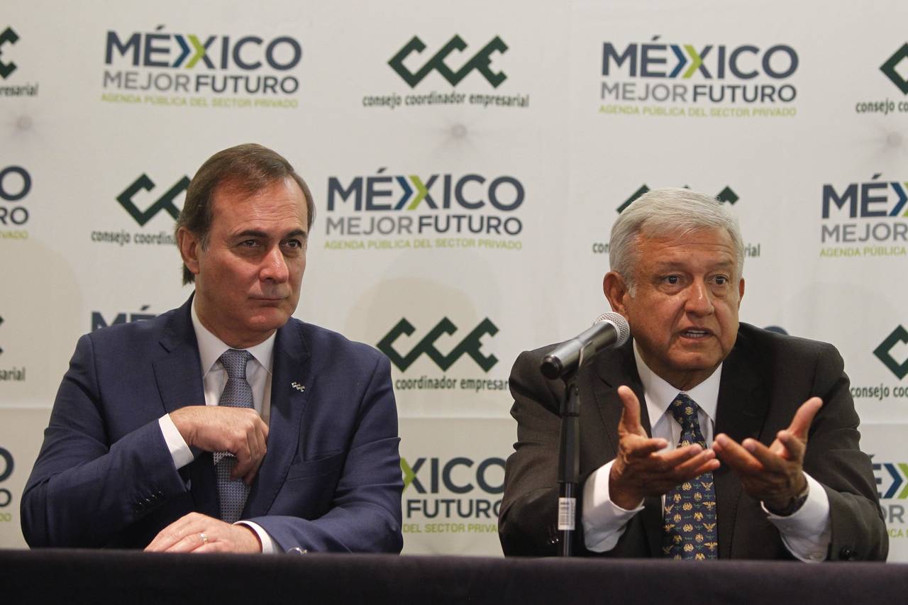 Aprueban programa. El pasado miércoles López Obrador, virtual presidente de México se reunió con la Iniciativa Privada del país. (ARCHIVO) 