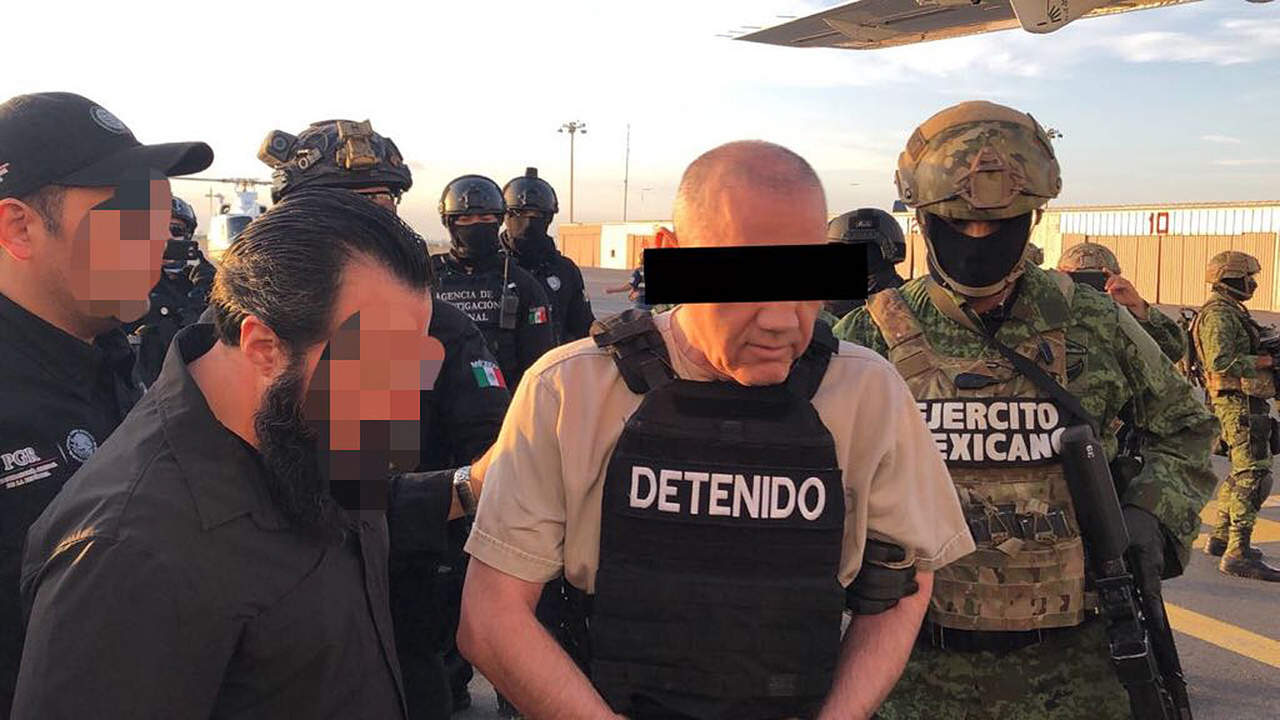 López, extraditado hoy a Estados Unidos desde México, se enfrenta a un solo cargo de narcotráfico, informó el Departamento de Justicia estadounidense en un comunicado.  (EFE)