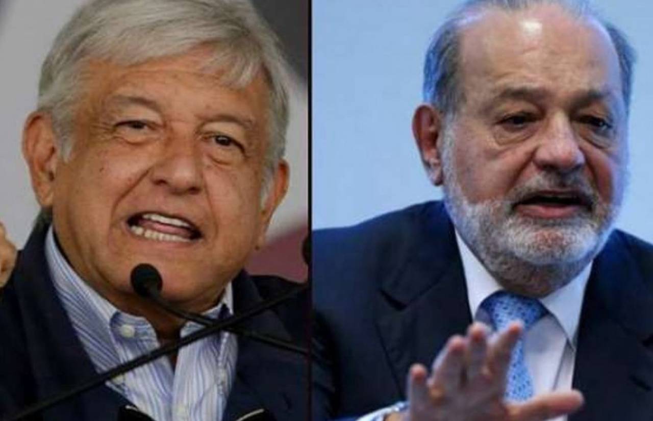 Una carta. En la imagen aparece Andrés López Obrador, virtual ganador presidencial y Carlos Slim, empresario. 