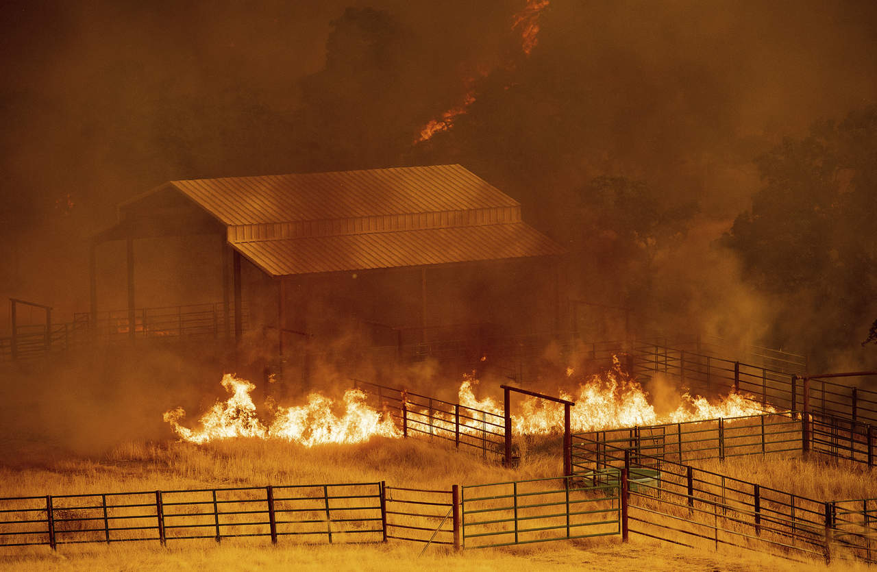 Desde el sábado pasado los incendios han arrasado unas 34 mil 800 hectáreas y los bomberos aún trabajan para controlar las llamas. (ARCHIVO)