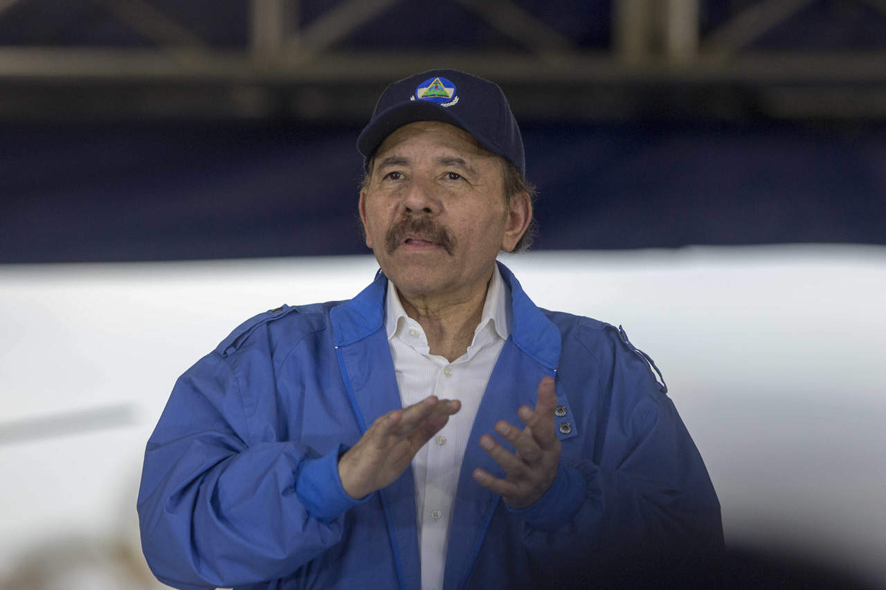 Ortega responsabilizó a sus adversarios de las muertes. (AP)
