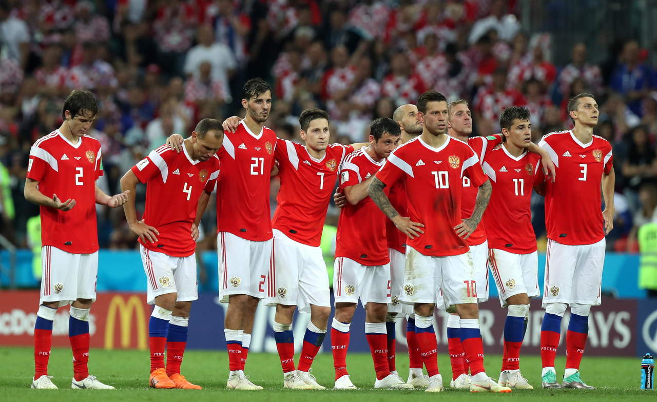 La selección rusa fue recientemente eliminada ante Croacia por la vía de los penales en que fallaron dos tiros.