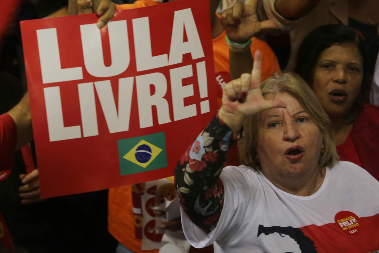 Insistió desde prisión en que será candidato en las elecciones del próximo octubre para 'recuperar la soberanía del pueblo brasileño'. (ARCHIVO)
