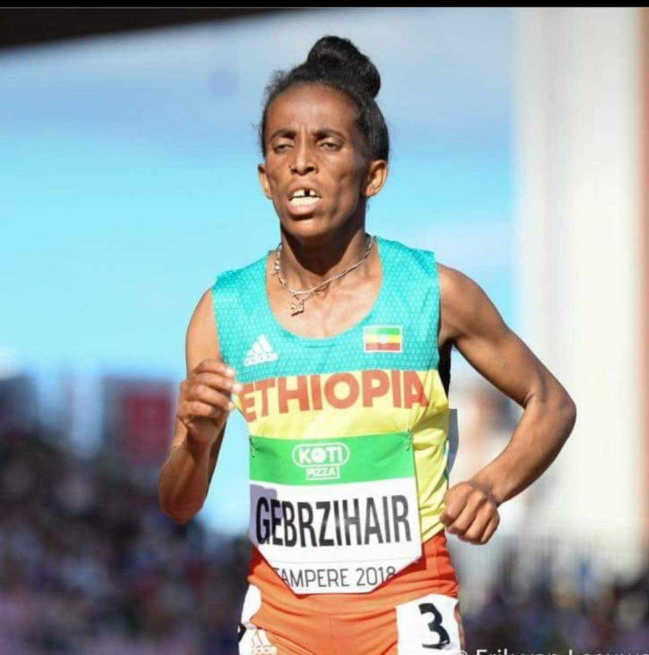 La atleta etíope desató la polémica por su aspecto físico. (Cortesía)