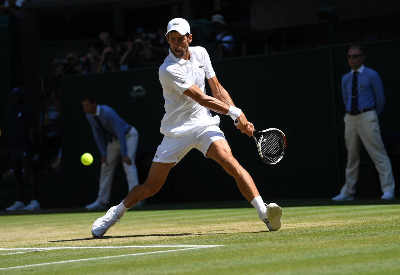 Novak Djokovic estuvo fuera de acción por una lesión en el codo. (EFE)
