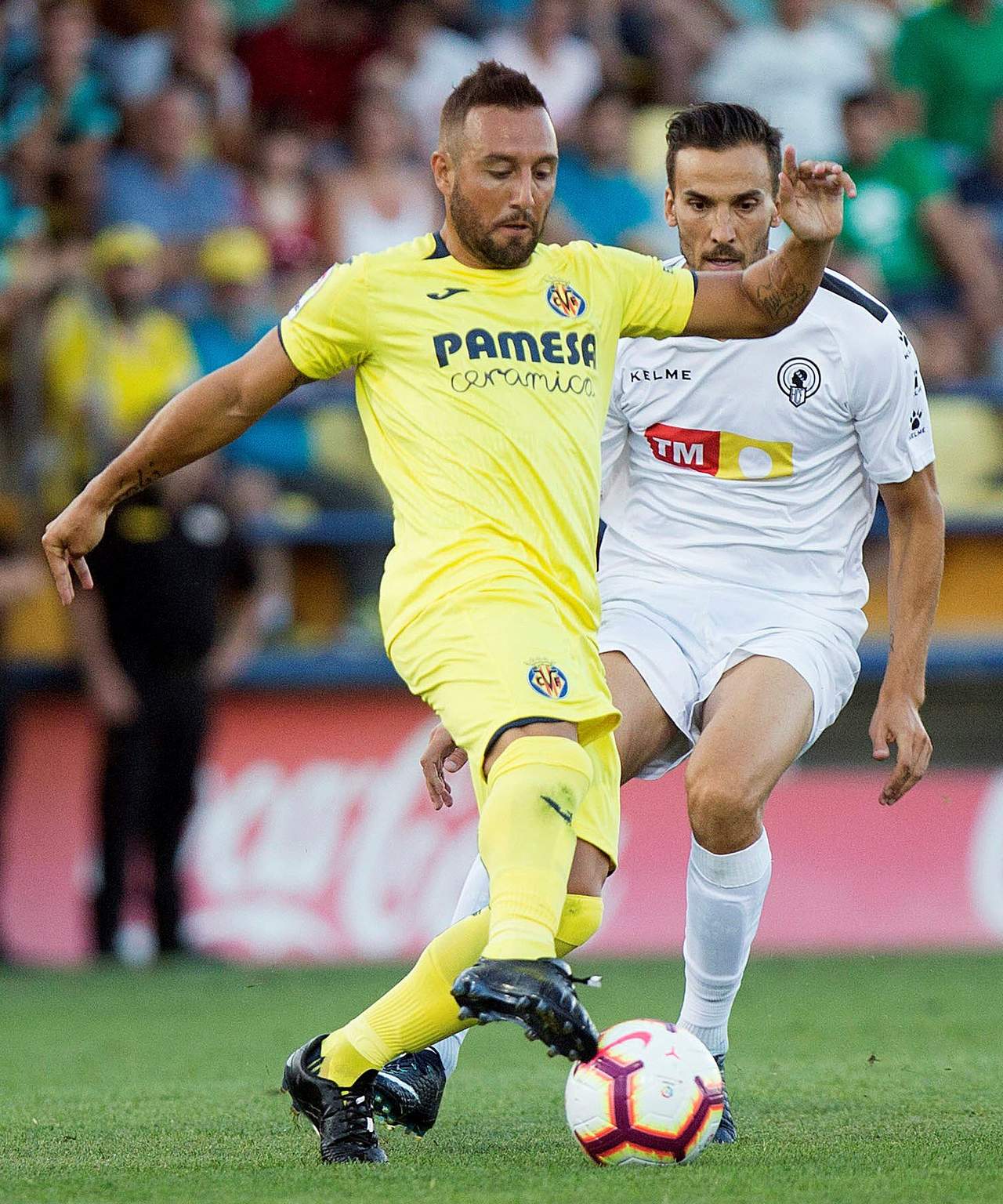 Cazorla participó en el último cuarto de hora de primer partido amistoso del Villarreal y Hércules de pretemporada.