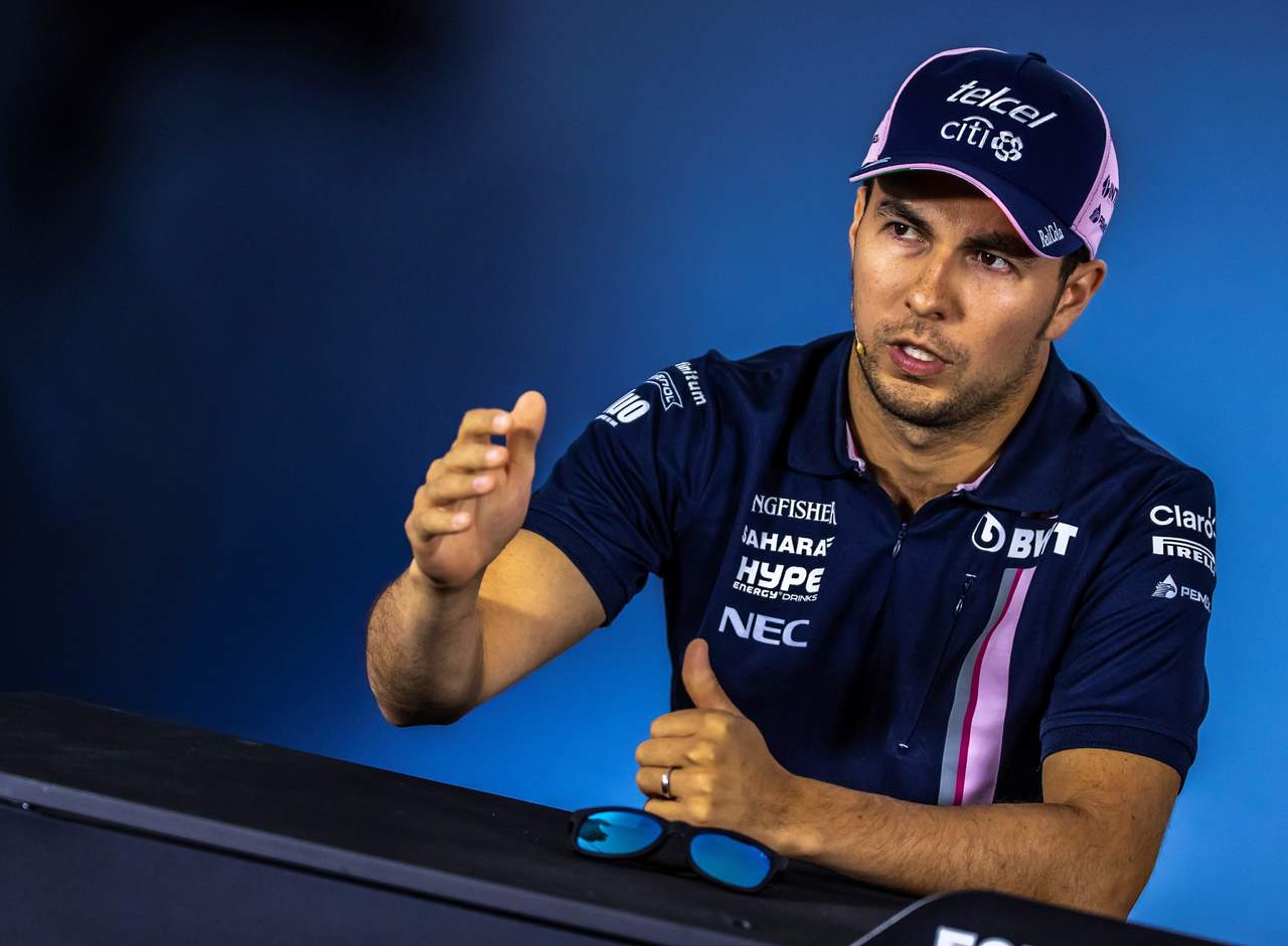 Pérez asistió este jueves a conferencia de prensa, donde dio pormenores de lo que se espera en el Gran Prix en el circuito de Hockenheim este fin de semana.